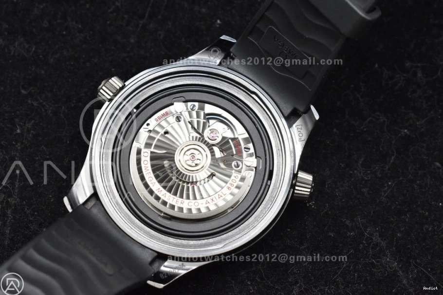 Seamaster Dial VSF 300M Rubber A8806 Black Best PVD Edition on Black Strap Diver 0314